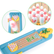 Load image into Gallery viewer, Mini Bowling Ball Table Game Child Educational Fingers Boliche Toy Bowling Set Kids Children Desktop Ball Board Club Toys 2020
