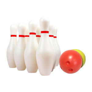 Sports Toy Fun Game For Kids Toddlers Durable Gift Indoor Outdoor Children Educational Bowling Balls Set Smooth Edge Plastic