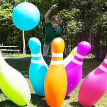 Load image into Gallery viewer, Bowling Outdoor Toys Inflatable Bowling Set With 6 Inflatable Pins And 1 Ball Indoor Outdoor Entertainment Games
