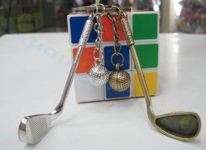 100pcs Bowling bag plastic Pendant mini Bowling ball keychain advertisement key chain fans souvenirs key ring School gifts