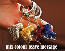 Load image into Gallery viewer, 100pcs Bowling bag plastic Pendant mini Bowling ball keychain advertisement key chain fans souvenirs key ring School gifts
