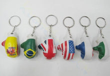 Load image into Gallery viewer, 100pcs Bowling bag plastic Pendant mini Bowling ball keychain advertisement key chain fans souvenirs key ring School gifts
