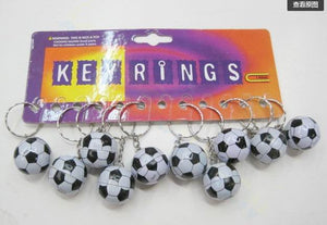 100pcs Bowling bag plastic Pendant mini Bowling ball keychain advertisement key chain fans souvenirs key ring School gifts