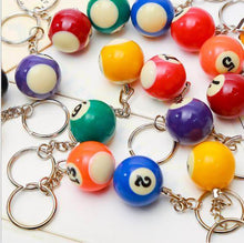 Load image into Gallery viewer, 100pcs Bowling bag plastic Pendant mini Bowling ball keychain advertisement key chain fans souvenirs key ring School gifts
